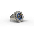 10K White Gold Ring Championship Style Ring, Custom Design
